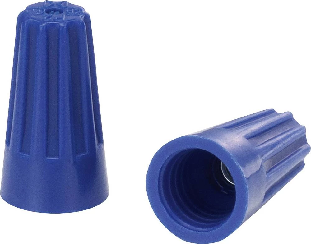 Spojnik za jednožilne vodiče, fleksibilan: - kruti: 0.5-1.25 mm˛ broj polova: 2 3 TRU Components 1593505 1 kom. plave boje slika