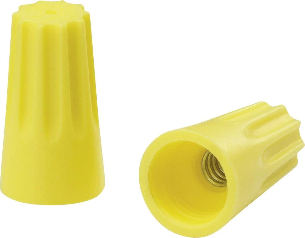 Spojnik za jednožilne vodiče, fleksibilan: - kruti: 2-3.5 mm˛ broj polova: 2 3 TRU Components 1593507 1 kom. žute boje slika