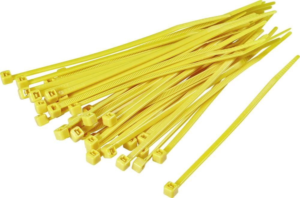 Vezica za kabele 203 mm žute boje TRU Components 1593700 TC-CV200A203 1 kom. slika