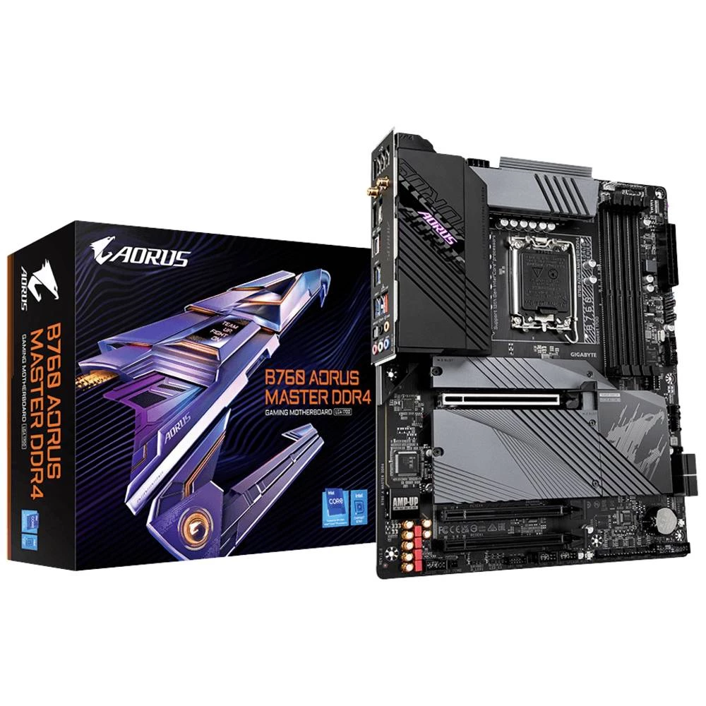Gigabyte AORUS B760 MASTER matična ploča Baza Intel® 1700 Faktor oblika (detalji) ATX Set čipova matične ploče Intel® B760 slika