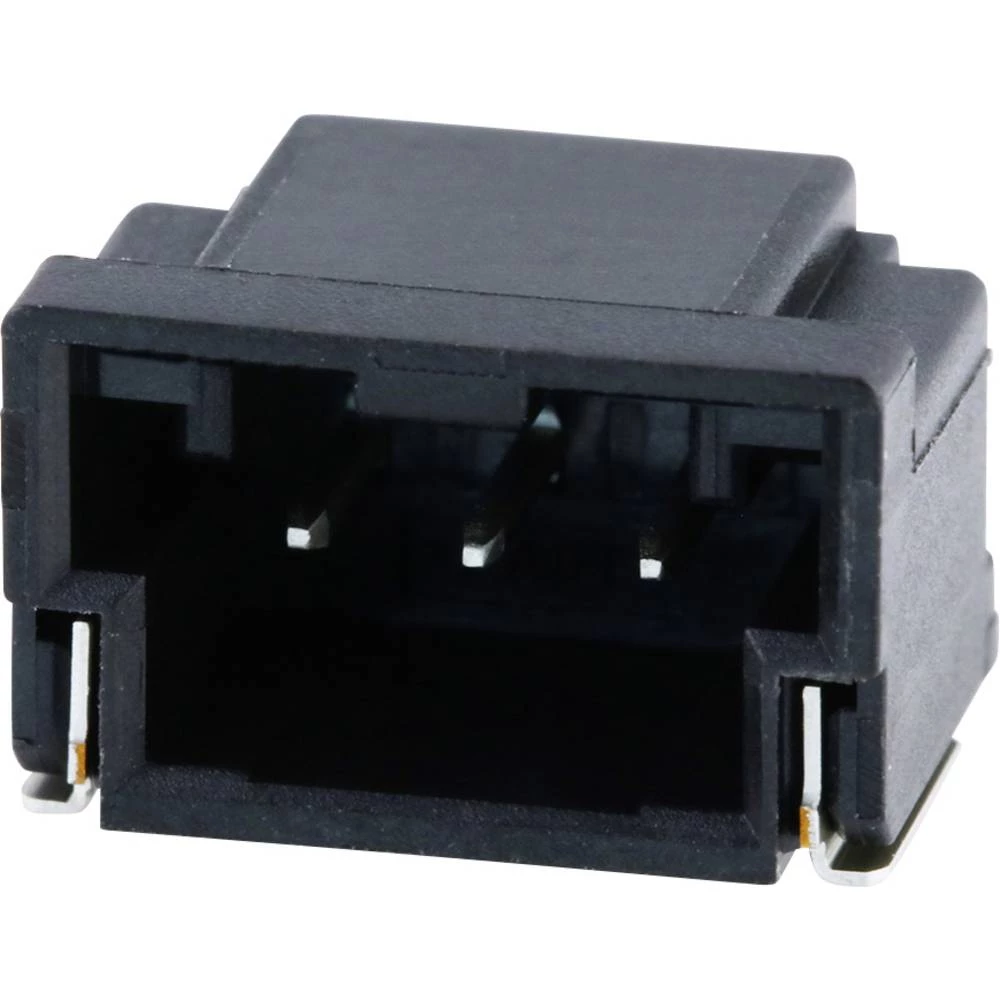 Molex 5023520301 4200 pcs DuraClik Wire-to-Board Header, Single Row, Right-Angle, 3 Circuits, Tin (Sn) Plating, Black slika