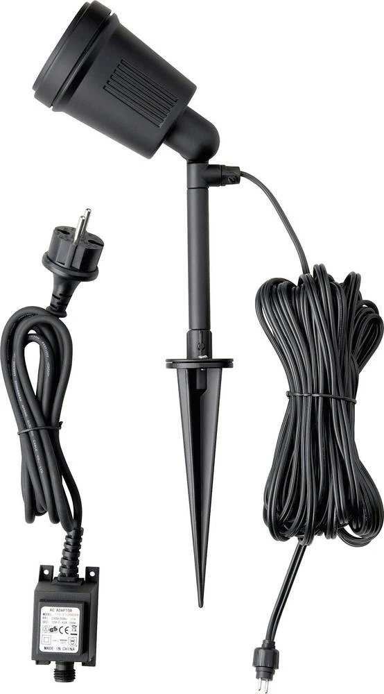 LED lampa za vrt 4 W bijelo svjetlo Konstsmide Amalfi 7640-000 Crna slika