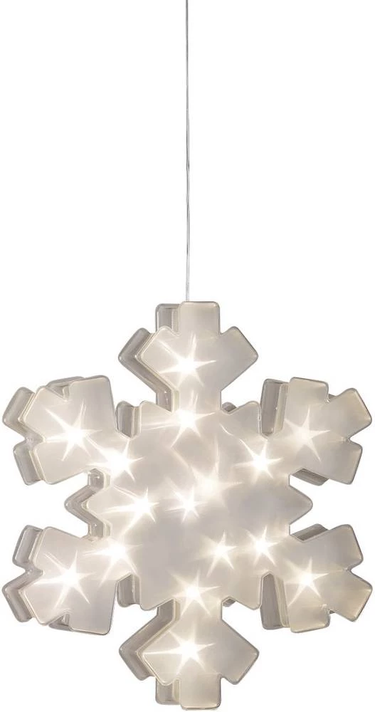  LED Snježna pahulja Toplo bijelo svjetlo Konstsmide 2785-103 Transparentna slika