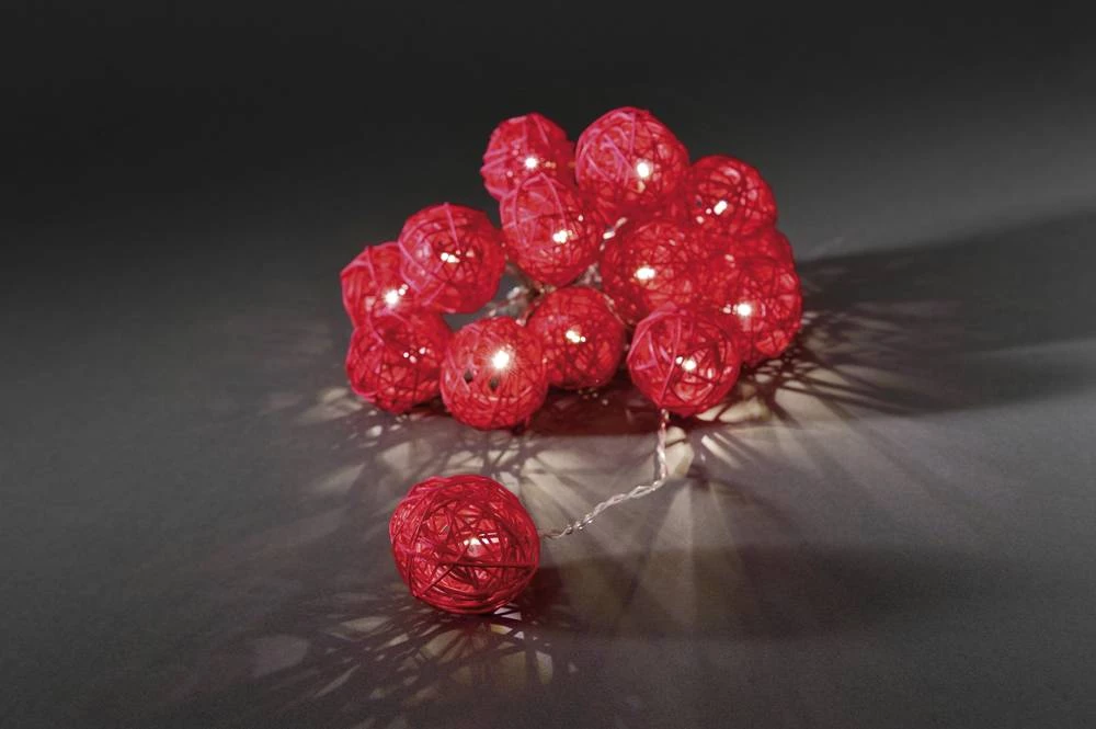 Svjetleći lanac LED Toplo bijelo svjetlo Dužina: 3 m Konstsmide 3151-55 slika