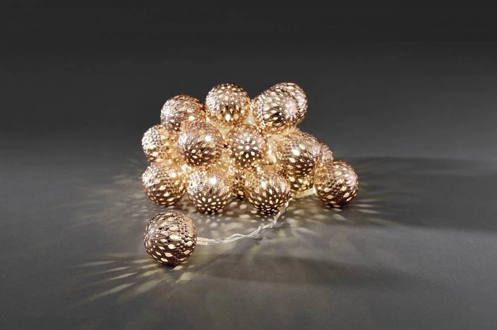 Svjetleći LED lanci za unutarnju primjenu Toplo bijelo svjetlo Konstsmide 3156-603 slika