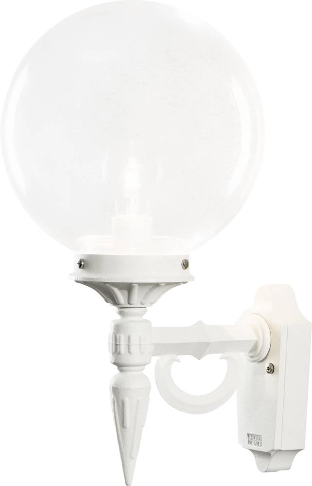 Vanjska zidna rasvjeta sa štednom LED lampom, E27 60 W Konstsmide Orion 496-250 bijela slika