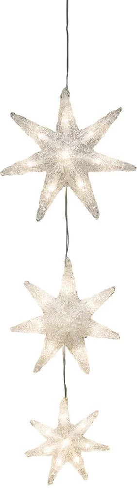 Svjetleća LED zavjesa za unutarnju primjenu 24 V 24 LED, toplo bijelo svjetlo Konstsmide slika