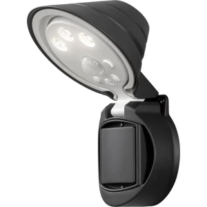 LED-reflektor za vanjsku primjenu sa sezorom pokreta 1 W, toplo bijelo svjetlo Konstsmide Prato 7695-750, crna slika