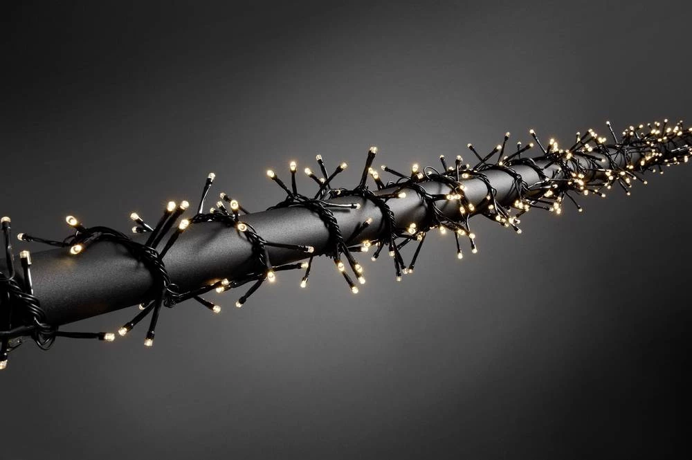 Svjetleći LED lanac na baterije za girlande i žbunjeve 240 LED, toplo bijelo svjetlo, dužina osvjetljenja: 3 m Konstsmide 3735-100 slika