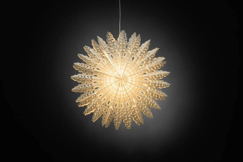 Štedna lampa u obliku božične zvijezde Konstsmide 2937-200 bijela slika