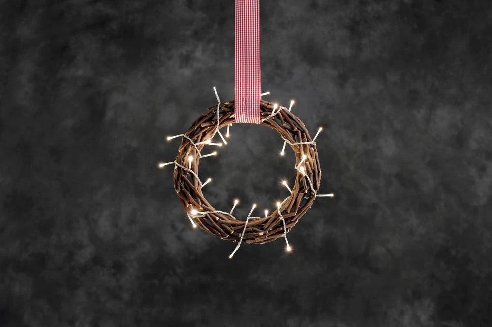 LED-dekoracija, toplo bijelo svjetlo Konstsmide 6218-100, smeđa slika