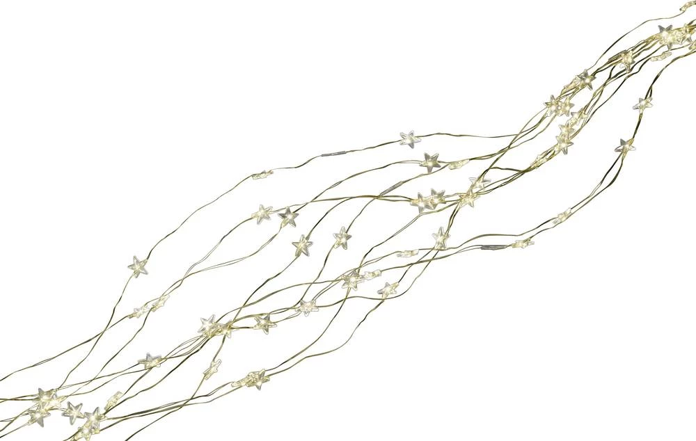 LED-svjetleća mreža sa zvijezdama, toplo bijelo svjetlo, LED(jednobojno) Kosntsmide 6371-180 transparantno slika