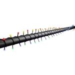 Svjetleći lanci, raznobojni, dužina osvjetljenja: 6.32 m Konstsmide 3695-507