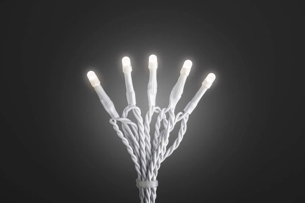 Mikro-Svjetleći LED lanci za vanjsku primjenu 200 LED, toplo bijelo svjetlo, dužina osvjetljenja: 31.84m Konstsmide 3813-102 slika