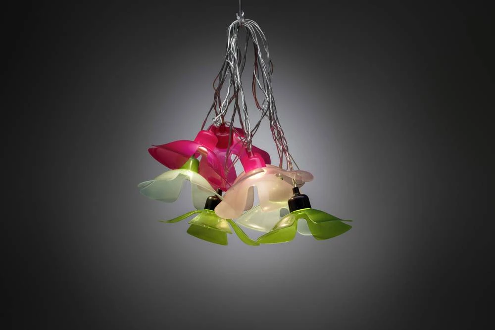 Svjetleći LED lanci u obliku cvjetova za unutarnju primjenu 16 LED, toplo bijelo svjetlo, dužina osvjetljenja: 3.5 m Konstsmide 1478-503 slika