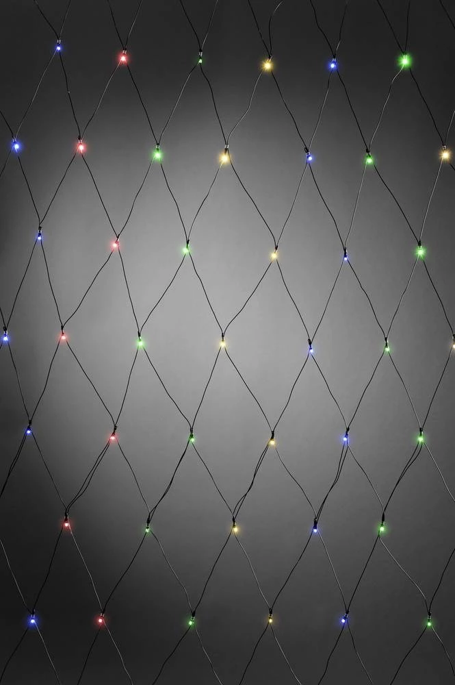 Svjetleća LED mreža na baterije sa brojačem za vanjsku primjenu 240 LED, raznobojno Konstsmide slika