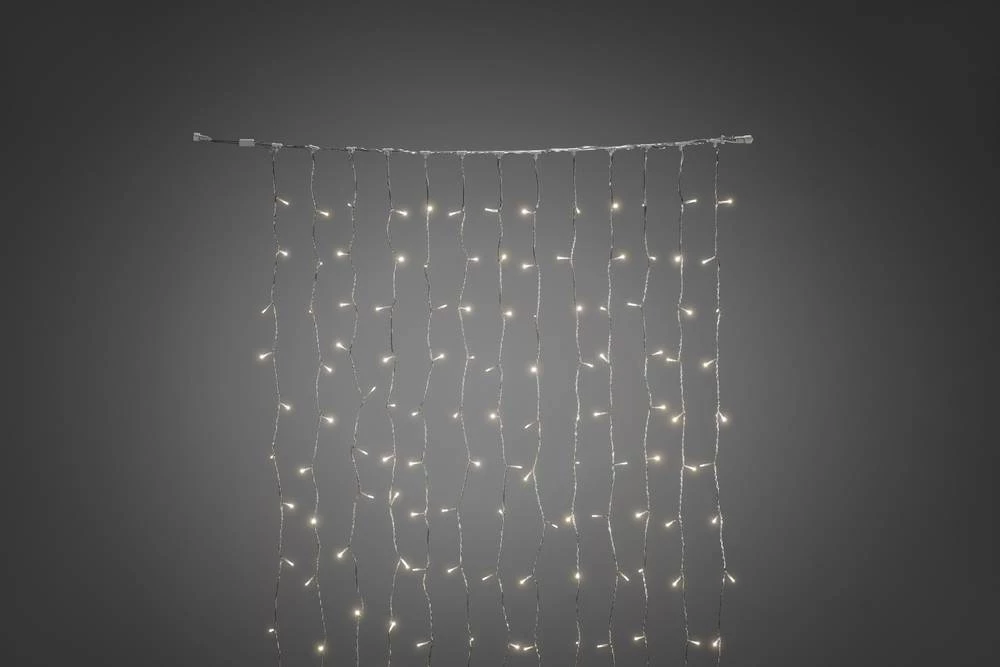 Nastavna svjetleća LED zavesa za svjetleće LED sisteme zavjesa 31 V, toplo bijelo svjetlo Konstsmide  slika