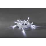 Mikro-Svjetleći LED lanci na baterije za unutarnje primjene 20 LED, hladno bijelo svjetlo Konstsmide 1408-203