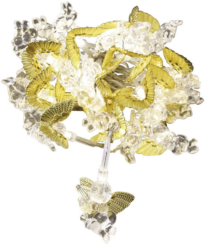 Svjetleći LED lanci, toplo bijelo svjetlo, dužina osvjetljenja: 2.3 m Konstsmide 3149-803 slika