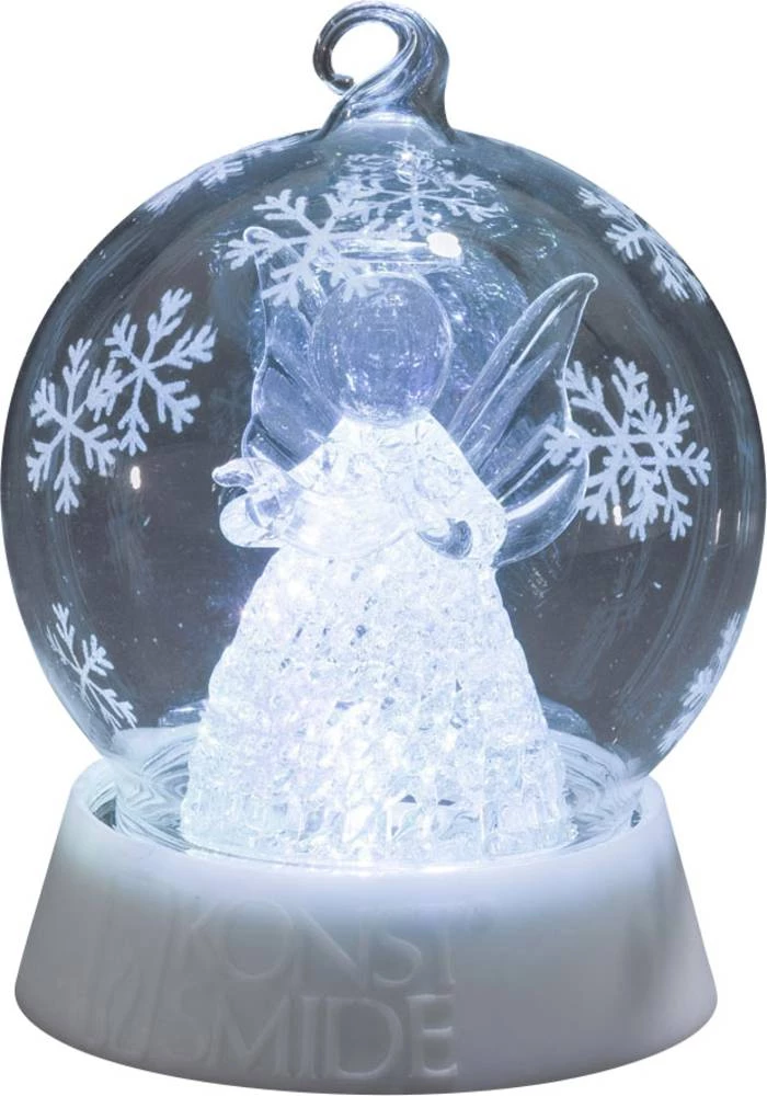 Anđeo u staklenoj kugli RGB LED Konstsmide 3409-000, transparentno slika