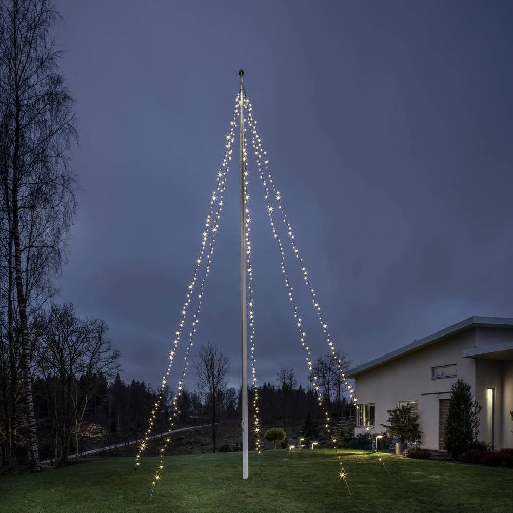 Svjetleća mreža za božični bor za vanjsku primjenu 500 LED, toplo bijelo svjetlo, dužina osvjetljenja: 11 m Konstsmide 4780-117 slika