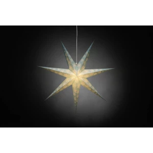 LED božićna zvijezda Konstsmide 2933-420, plava, bijela slika