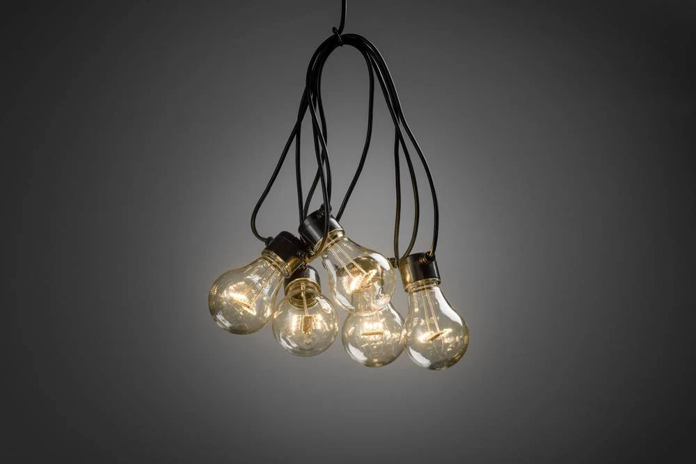 Svjetleći LED lanci za tulum za vanjsku primjenu 10 + 80 žarulja, raznobojno LED svjetlo, dužina osvjetljenja: 4.5 m Konstsmide 2378-800 slika