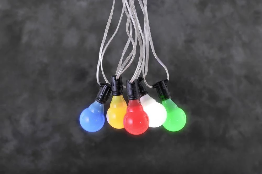 LED, žarulja nastavna svjetleći LED lanci za svjetleću LED mrežu lanaca, raznobojno Konstsmide slika