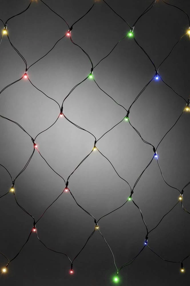 Svjetleća LED mreža sa brojačem za vanjsku primjenu 40 LED, raznobojno Konstsmide slika