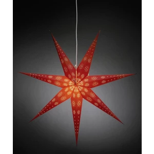 Božićna LED zvijezda Konstsmide 2990-520, crvena, bijela slika