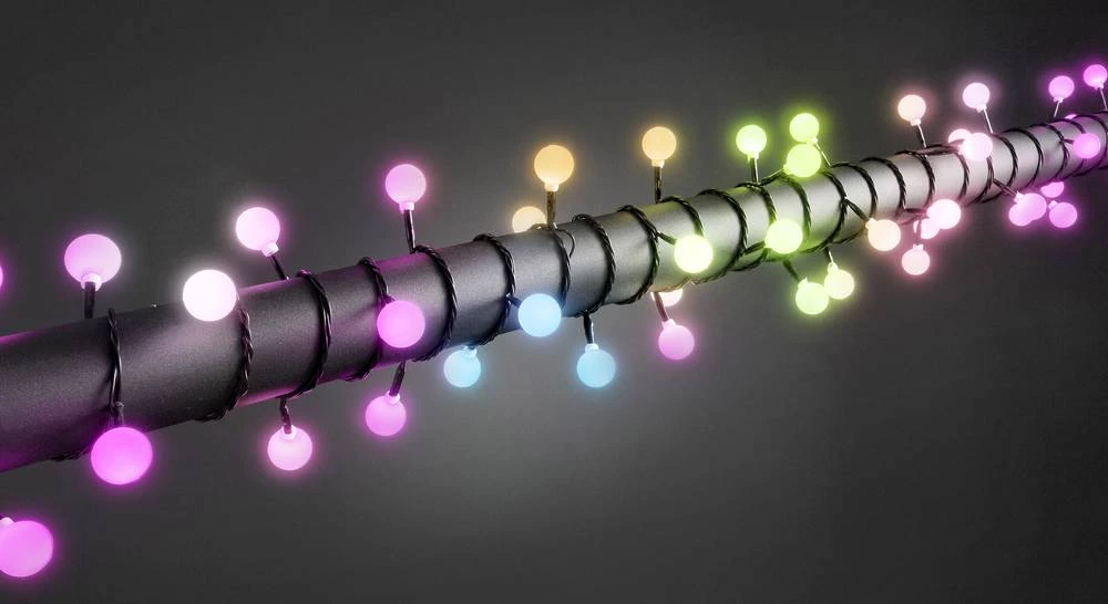 Mini-Svjetleći LED lanci za vanjsku primjenu 40 LED RGB, dužina osvjetljenja: 3.9 m Konstsmide 3694-500 slika