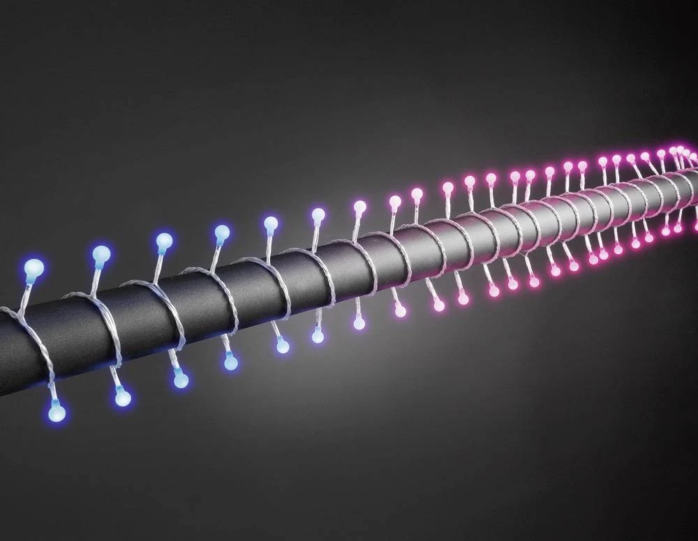 Mikro-Svjetleći LED lanci za vanjsku primjenu 80 LED, raznobojno Konstsmide 3698-540 slika