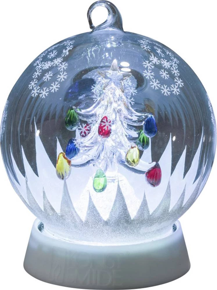 Staklena kugla - božićni bor RGB LED Konstsmide 3407-000, transparentna slika