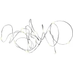 Mini-Svjetleći LED lanci na baterije za unutarnju primjenu (jednobojno), toplo bijelo svjetlo, dužina osvjetljenja: 1.9 m Konstsmide 1460-190