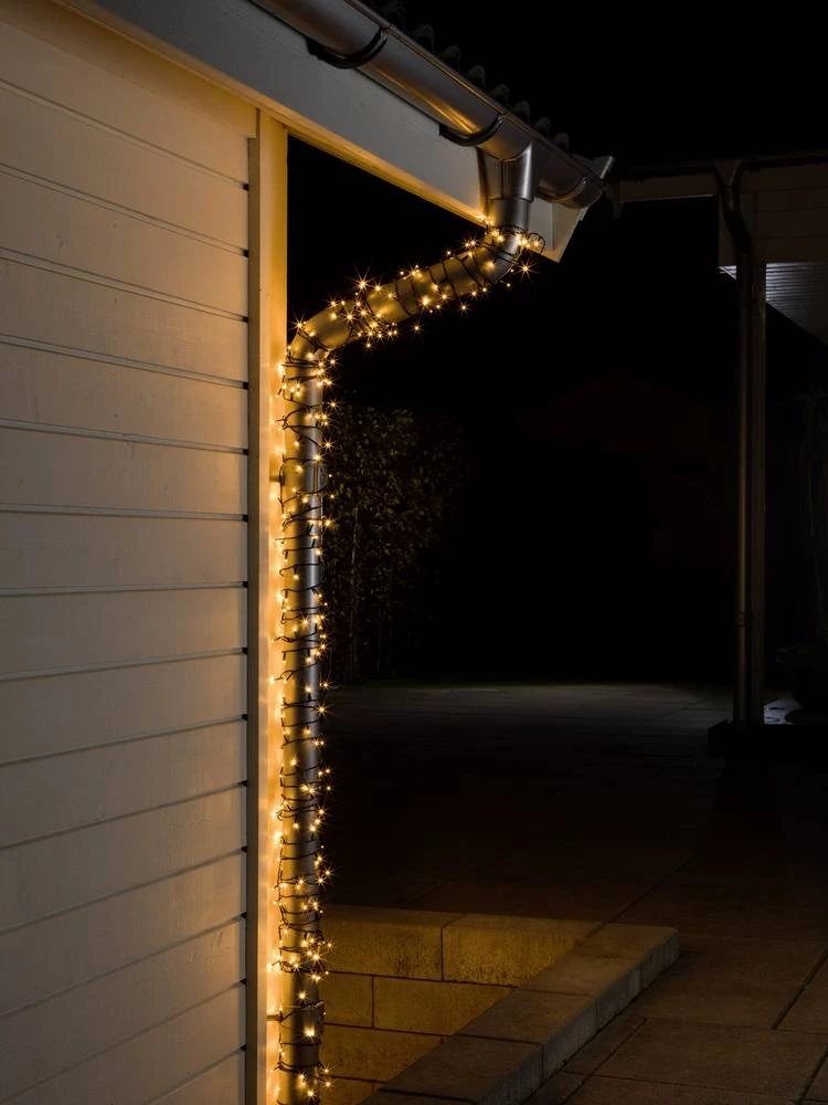 Mikro-Svjetleći lanci 200 žarulja, Bernstein dužina osvjetljenja: 31.84 m Konstsmide 3613-800 slika