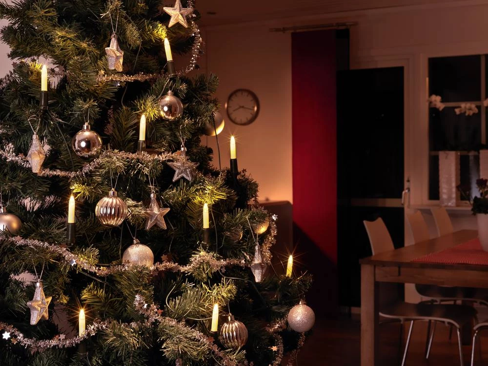 Rasvjeta za božićni bor za unutarnju primjenu 15 LED, toplo bijelo svjetlo, dužina osvjetljenja: 10.5 m Konstsmide 1120-020 slika