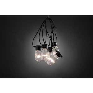 Svjetleći LED lanac za tulum za vanjsku primjenu 10 + 80 žarulja, bezbojno LED svjetlo , dužina osvjetljenja: 4.5 m Konstsmide 2385-100 slika