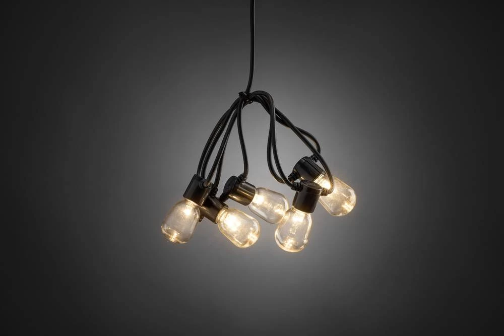 Svjetleći LED lanci za tulum za vanjsku primjenu 40 + 80 žarulja, bezbojno LED svjetlo, Bernstein dužina osvjetljenja: 9.75 m Konstsmide 2387 slika