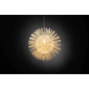 Božićna zvijezda sa štednom lampom Konstsmide 2938-200, bijela slika