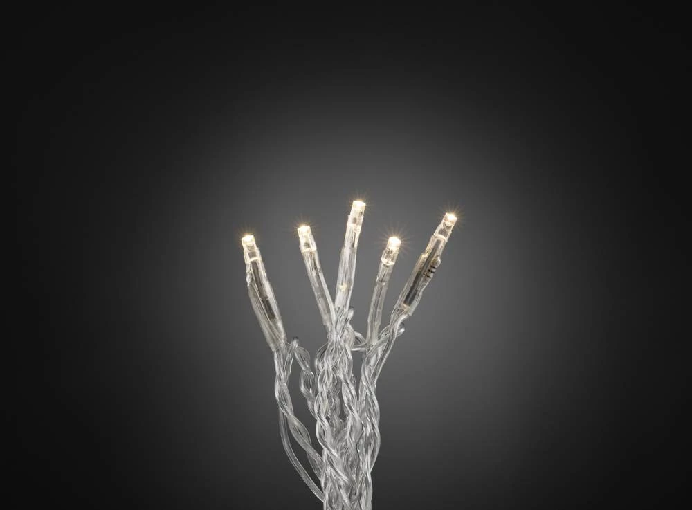 Mikro-Svjetleći LED lanci za unutarnju primjenu 20 LED, toplo bijelo svjetlo, dužina osvjetljenja: 1.33 m Konstsmide 6351-123 slika