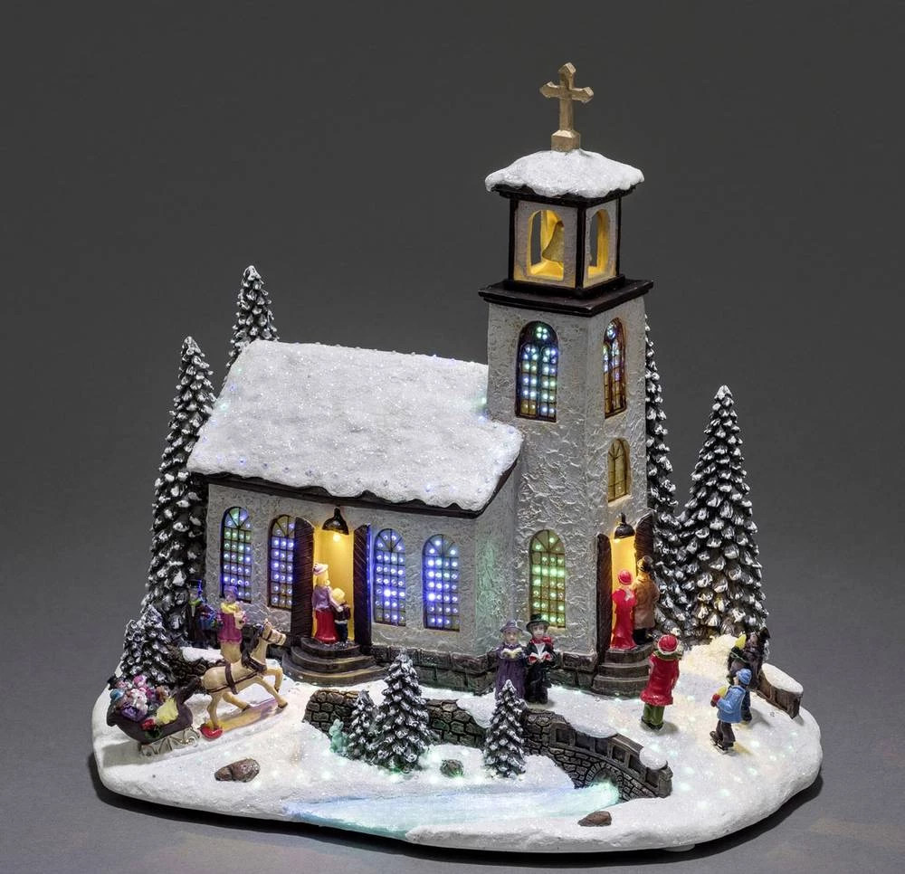 LED scenarij - crkva, raznobojno Konstsmide 3434-000 slika