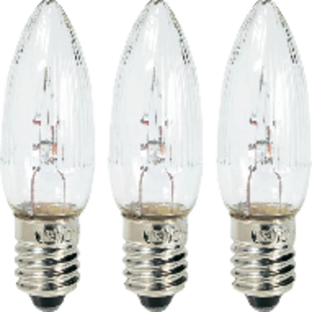 Žarulje za svijeće 3 kom. E10 12 V bezbojno Konstsmide 1095-030 slika