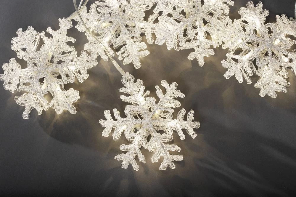 Akrilne figurine - snježna pahulja, toplo bijelo LED svjetlo Konstsmide 4436-103 slika