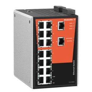 Mrežni prekidač, upravljački Weidmüller IE-SW-PL16MT-16TX broj Ethernet portova 16 slika