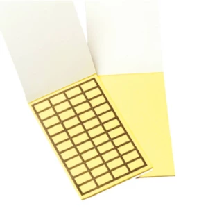 Naljepnice za označavanje kablova 19 x 11 mm polje za označavanje: žute boje Weidmüller 1686130000 TABPACK 19X11 M. RAND broj na slika