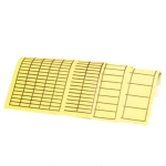 Naljepnice za označavanje kablova 20 x 8 mm polje za označavanje: žute boje Weidmüller 1686180000 PAGETAB 20X8 broj naljepnica: