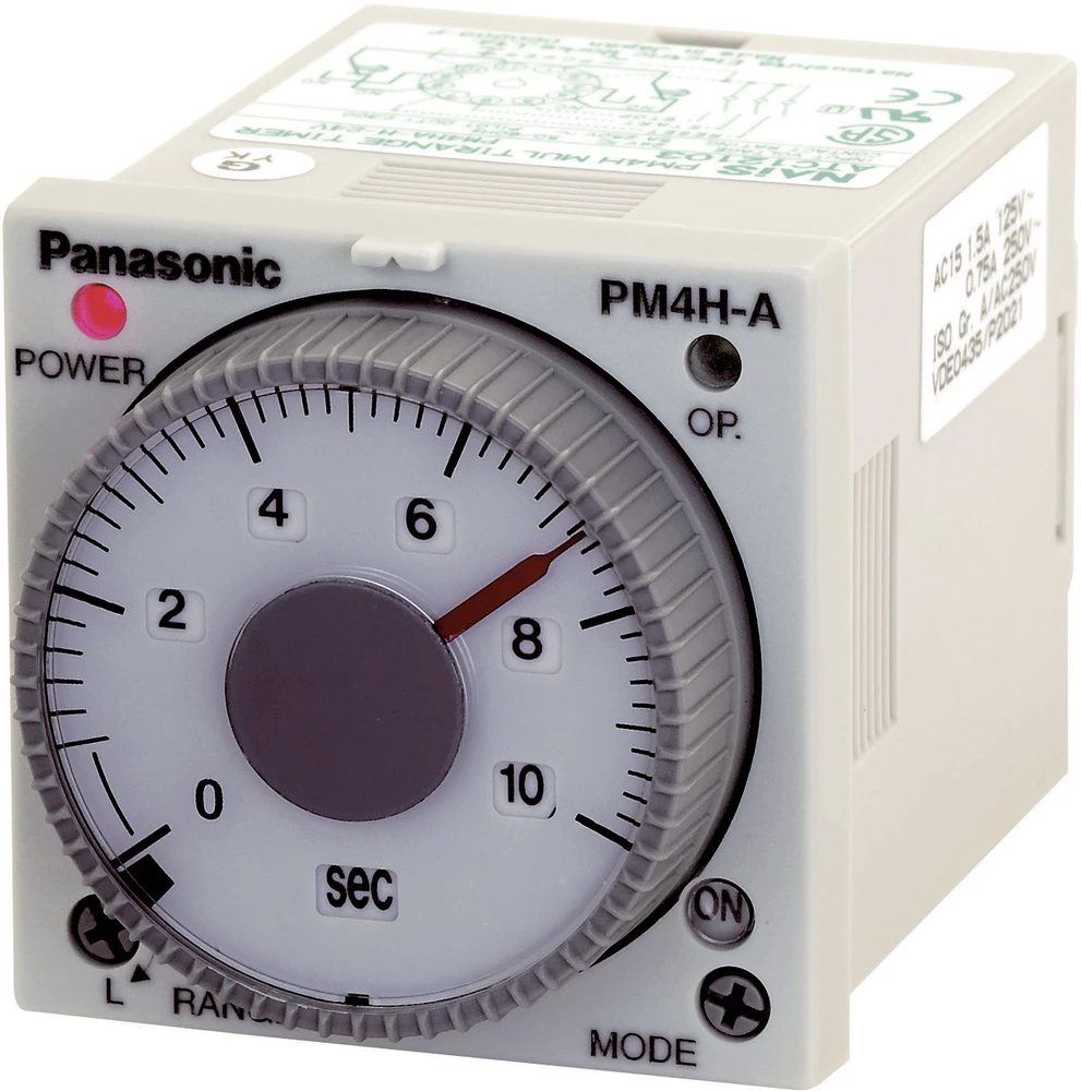 Vremenski relej, višenamjenski 12 V/DC 1 kom. Panasonic PM4HAHDC12WJ vremenski raspon: 1 s - 500 h 2 preklopni slika