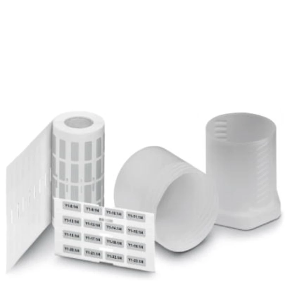 Označivanje uređaja, vrsta montaže: lijepljenje, pogodno za seriju uređaji i postrojenja, univerzalna upotreba, srebrne boje Pho slika