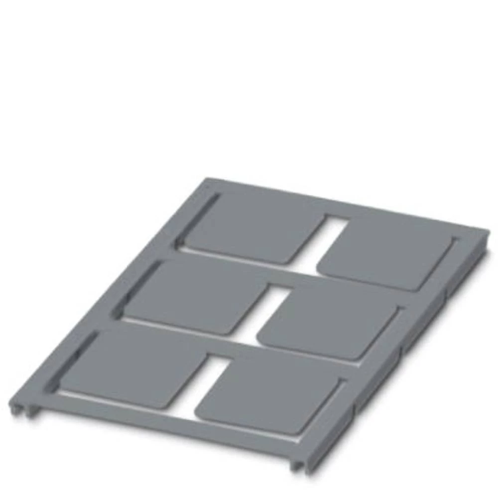 Označivanje uređaja, vrsta montaže: kvačica, područje ispisa: 27 x 27 mm pogodno za seriju držač etiketa, srebrne boje Phoenix C slika