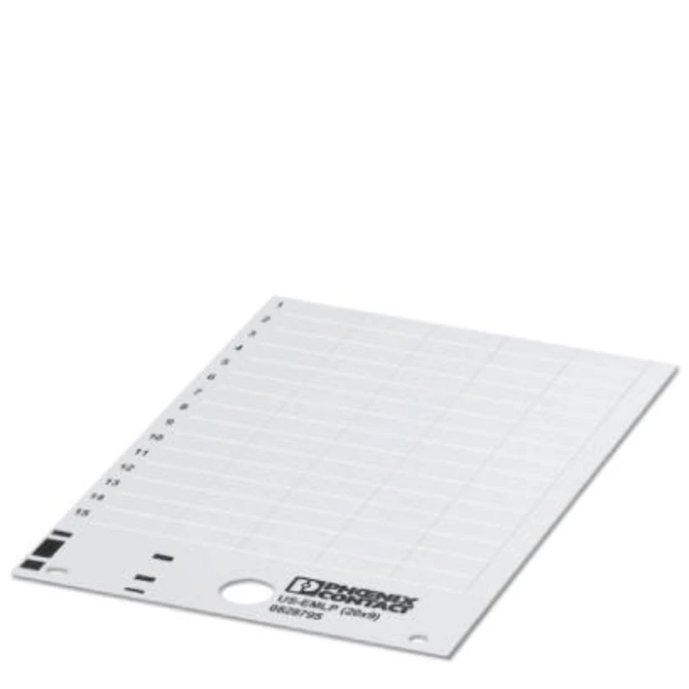 Označivanje uređaja, vrsta montaže: lijepljenje, pogodno za seriju moduli i rasklopna postrojenja, srebrne boje Phoenix Contact slika